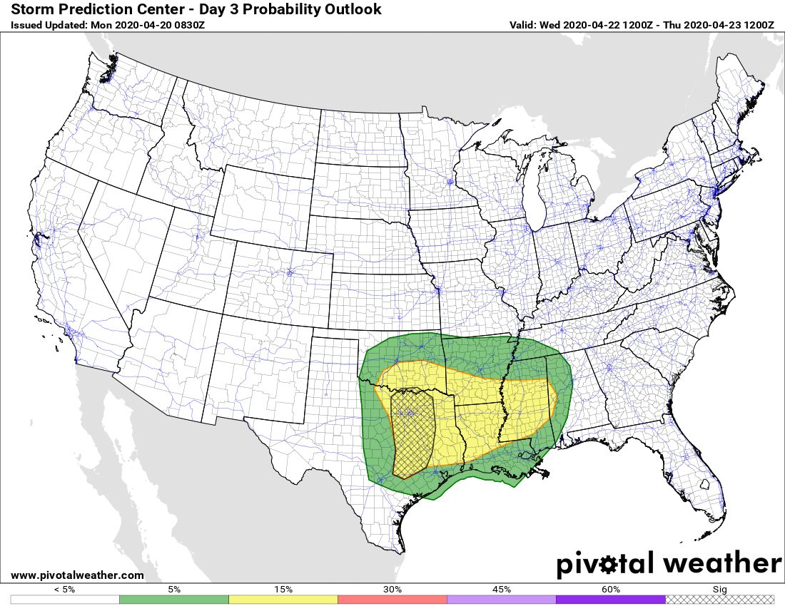 severe weather outlook spc